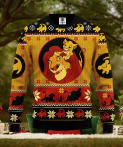 Lion King Simba Ugly Christmas Sweater For Men Women
