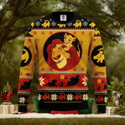 Lion King Simba Ugly Christmas Sweater For Men Women