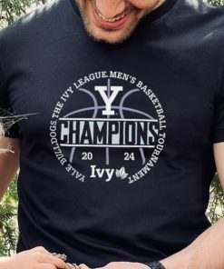 Yale Bulldogs 2024 The Ivy League Men’s Basketball Conference Tournament Champions shirt