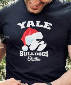 Yale Bulldogs Football Santa Hat Christmas Shirt