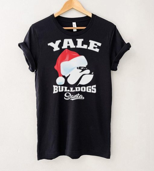 Yale Bulldogs Football Santa Hat Christmas Shirt