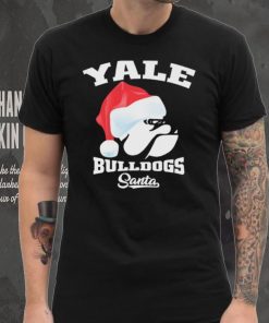 Yale Bulldogs Football Santa Hat Christmas Shirt