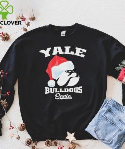 Yale Bulldogs Football Santa Hat Christmas Shirt