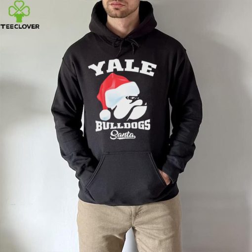 Yale Bulldogs Football Santa Hat Christmas Shirt