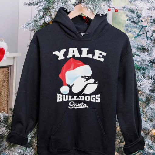 Yale Bulldogs Football Santa Hat Christmas Shirt