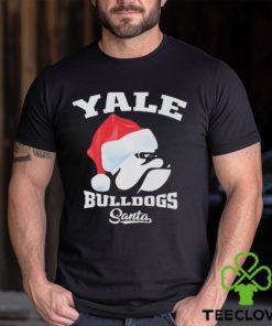 Yale Bulldogs Football Santa Hat Christmas T shirt 1 Yale Bulldogs Football Santa Hat Christmas T shirt