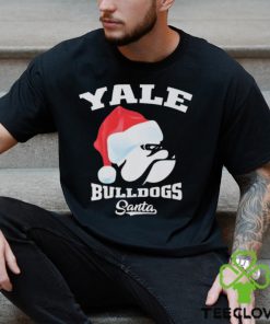Yale Bulldogs Football Santa Hat Christmas T shirt 2 Yale Bulldogs Football Santa Hat Christmas T shirt