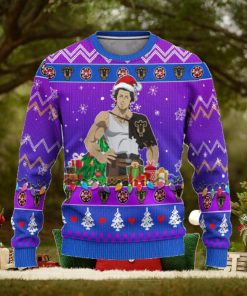 Yami Sukehiro Anime Black Clover Xmas Ugly Christmas Sweater Gift For Men Women