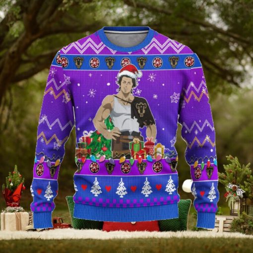 Yami Sukehiro Anime Black Clover Xmas Ugly Christmas Sweater Gift For Men Women