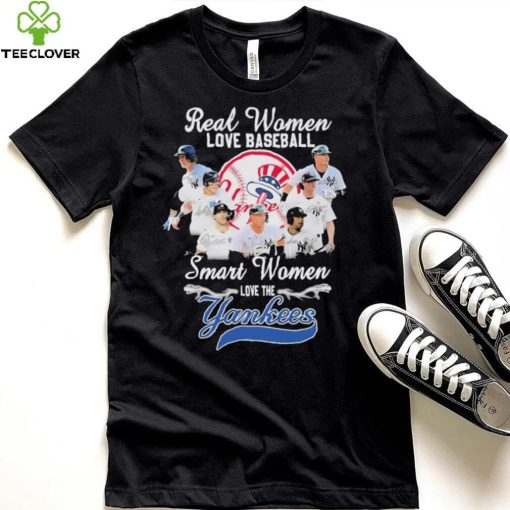 Yankees 2022 Real Women Love Baseball Smart Women Love The Yankees Signatures New Design T Shirt