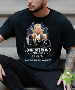 Yankees John Sterling 1989 2024 Thank You For The Memories Shirt