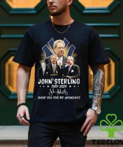 Yankees John Sterling 1989 2024 Thank You For The Memories Shirt