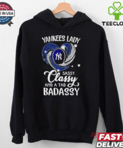 Yankees lady sassy classy and a tad badassy diamond heart shirt 1 Yankees lady sassy classy and a tad badassy diamond heart shirt
