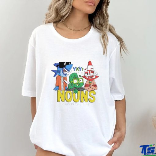 Yay Nouns Shark Pickle Cone T hoodie, sweater, longsleeve, shirt v-neck, t-shirt