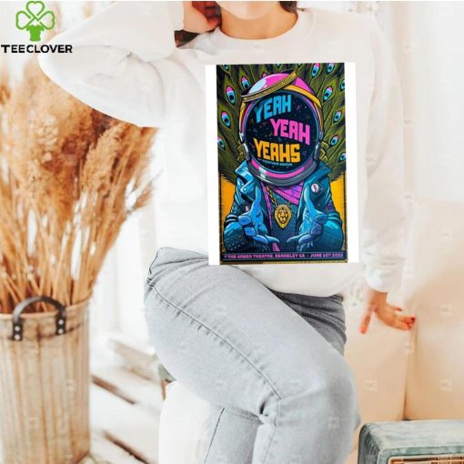 Yeah yeah yeahs june 10th 2023 at the greek theatre berkeley ca usa poster shirt
