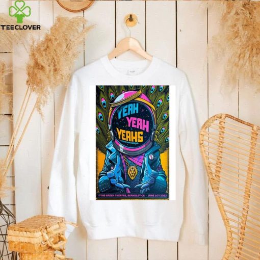 Yeah yeah yeahs june 10th 2023 at the greek theatre berkeley ca usa poster shirt