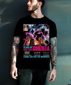 Years of godzilla 1954 2024 tomoyuki tanaka isshiro honda eiji tsubaraya shirt