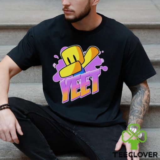 Yeet Dabbing Dab Hand Drawn Gaming Noob Gift For Gamers Roblox shirt