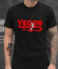 Yegor Sharangovich Celly New Jersey Devils shirt