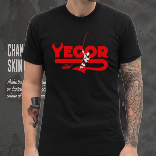 Yegor Sharangovich Celly New Jersey Devils shirt