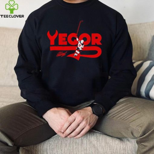 Yegor Sharangovich Celly New Jersey Devils shirt