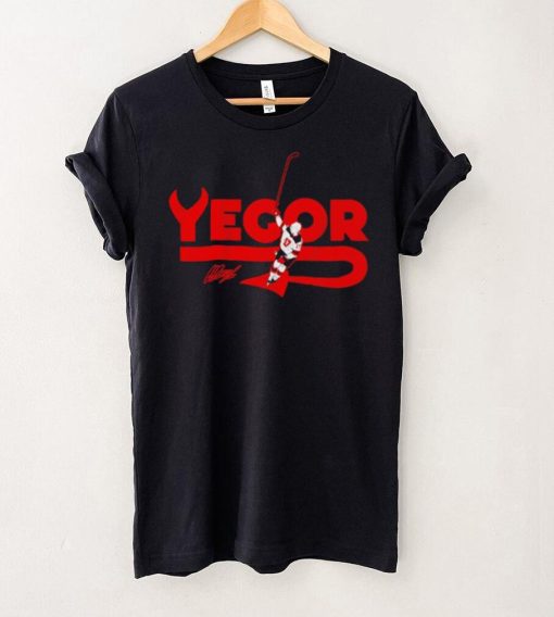 Yegor Sharangovich Celly New Jersey Devils shirt