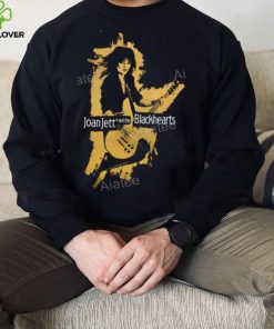 Yellow Silhouette Joan Jett And The Blackhearts Hooded Sweatshirt