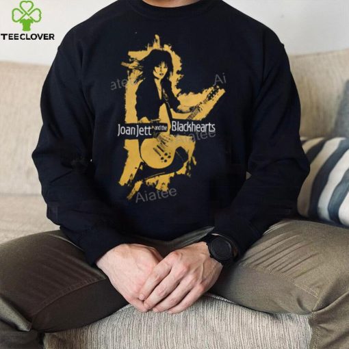 Yellow Silhouette Joan Jett And The Blackhearts Hooded Sweatshirt