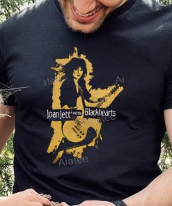 Yellow Silhouette Joan Jett And The Blackhearts Hooded Sweatshirt