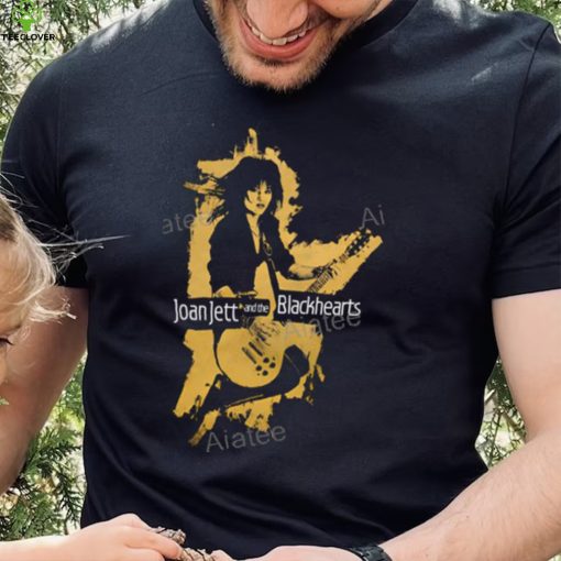 Yellow Silhouette Joan Jett And The Blackhearts Hooded Sweatshirt