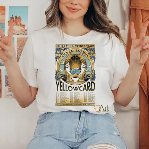 Yellowcard Ocean Avenue July August 2024 Shirt
