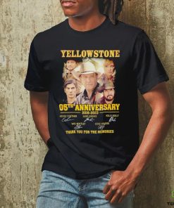 Yellowstone 05th Anniversary 2018 2023 thank you for the memories signatures t shirt 3 Yellowstone 05th Anniversary 2018 2023 thank you for the memories signatures t shirt
