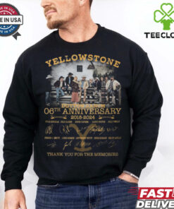 Yellowstone 06th Anniversary 2018 2024 thank you for the memmories shirt