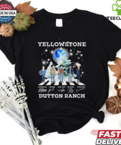 Yellowstone Dutton Ranch abbey road signatures shirt