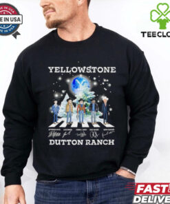 Yellowstone Dutton Ranch abbey road signatures shirt