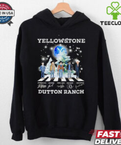 Yellowstone Dutton Ranch abbey road signatures shirt