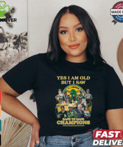 Yes I Am Old But I Saw Oakland Athletics Back To Back Champions 2024 T Shirt