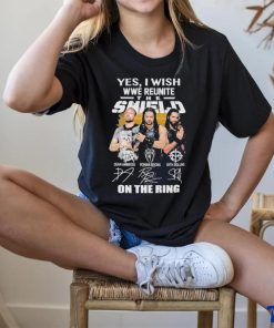 Yes I Wish Wwe Reunite The Shield On The Ring Signatures Shirt