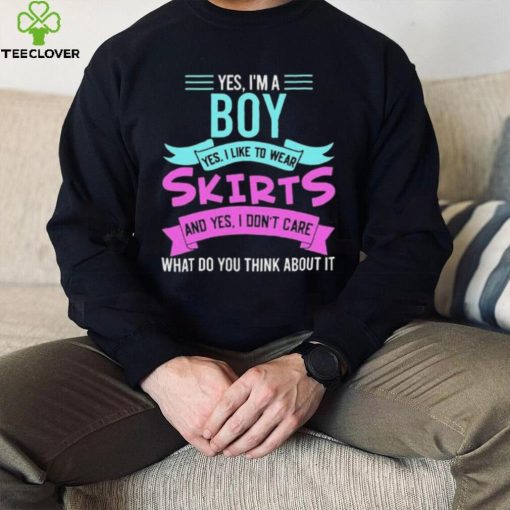 Yes, I’m A Boy Yes, I Like Wear Skirts Femboy Anime Japanese Shirt