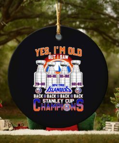 Yes I’m old but I saw New York Islanders back to back to back to back Stanley Cup Champions ornament