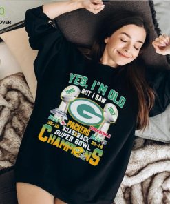 Yes I’m old but I saw Packers back 2 back Super Bowl Champions hoodie, sweater, longsleeve, shirt v-neck, t-shirt