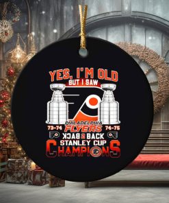 Yes I’m old but I saw Philadelphia Flyers back to back Stanley Cup Champions ornament