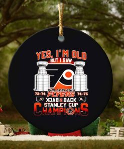 Yes I’m old but I saw Philadelphia Flyers back to back Stanley Cup Champions ornament