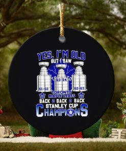 Yes I’m old but I saw Toronro Maple Leafs back to back to back Stanley Cup Champions ornament