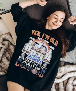 Yes I’m old but I saw new york islanders back 2 back 2 back 2 back stanley cup champions hoodie, sweater, longsleeve, shirt v-neck, t-shirt