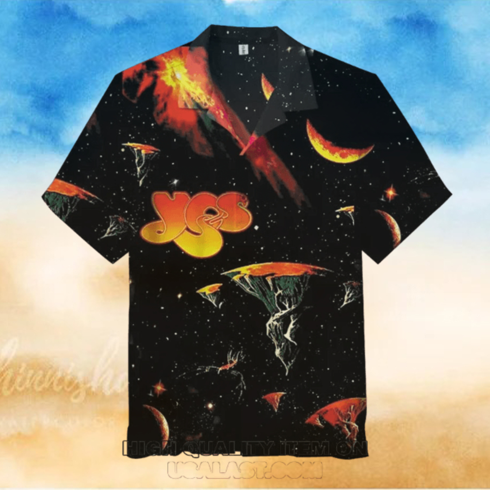Yes Rock Band Short Sleeve Hawaiian Shirt Yes Rock Band Short Sleeve Hawaiian Shirt