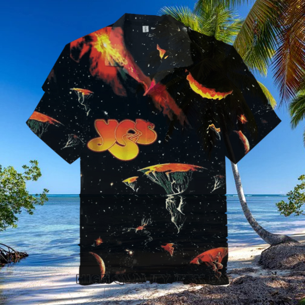 Yes Rock Band Short Sleeve Hawaiian Shirt Yes Rock Band Short Sleeve Hawaiian Shirt