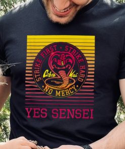 Yes Sensei Retro Gradient Cobra Kai Cobra Kai New Design T Shirt