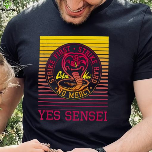 Yes Sensei Retro Gradient Cobra Kai Cobra Kai New Design T Shirt