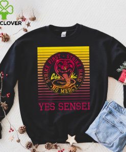 Yes Sensei Retro Gradient Cobra Kai Cobra Kai New Design T Shirt